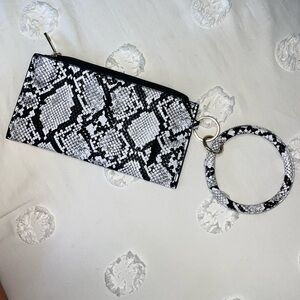 Snakeskin Wristlet